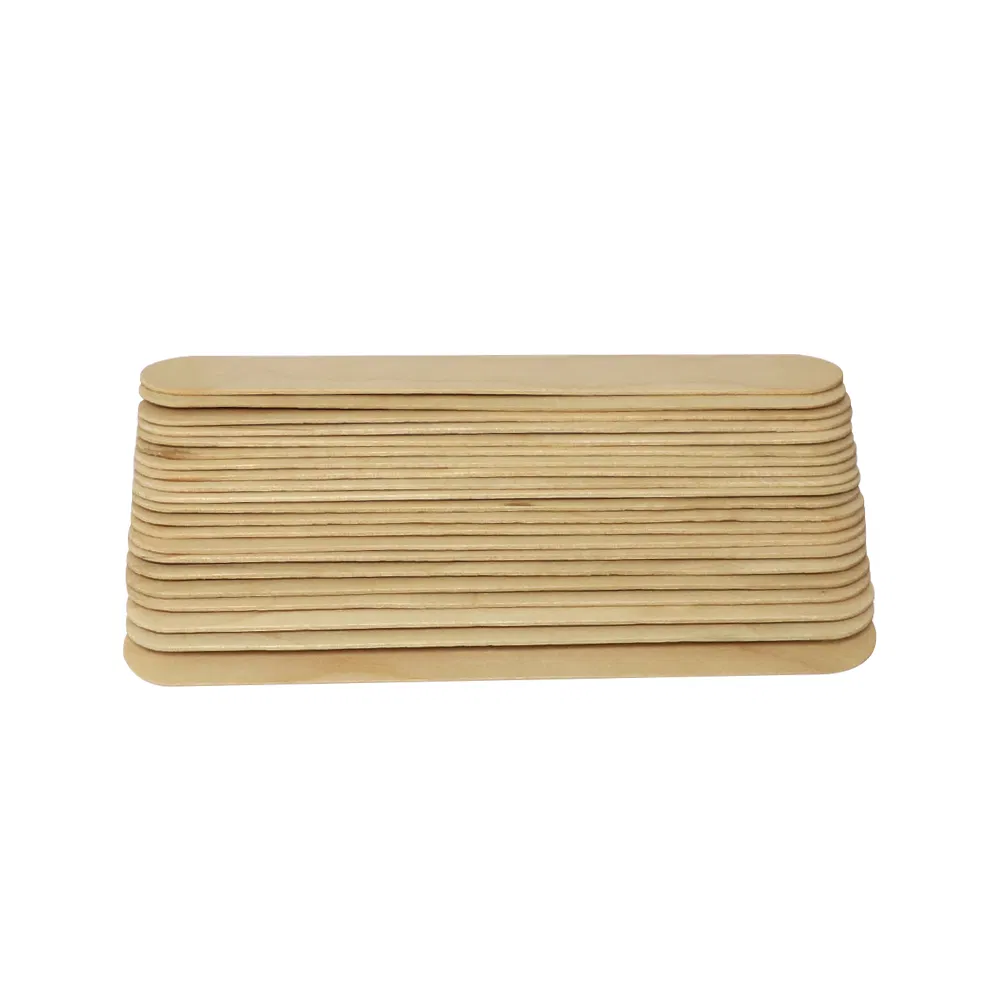 Natural Wood Popsicle Stick for Waxing DIY Wood Crafts Hair Removal and Waxing Supplies Paint Stirrer