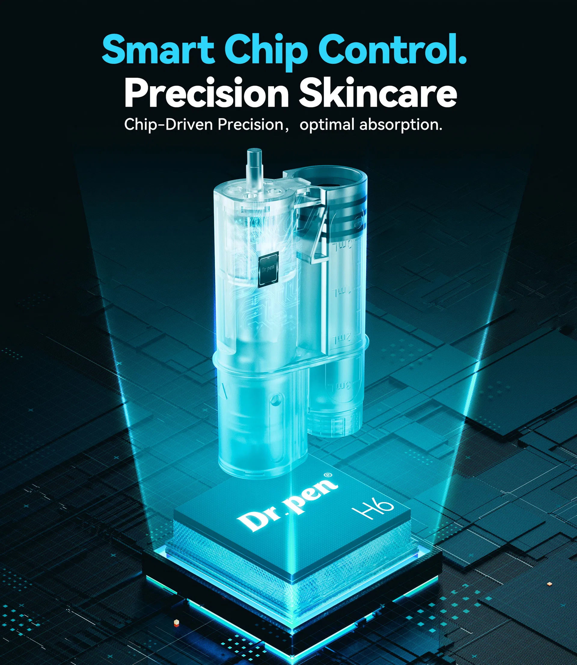 Dr Pen H6 Wireless Microneedling Pen Detail 3
