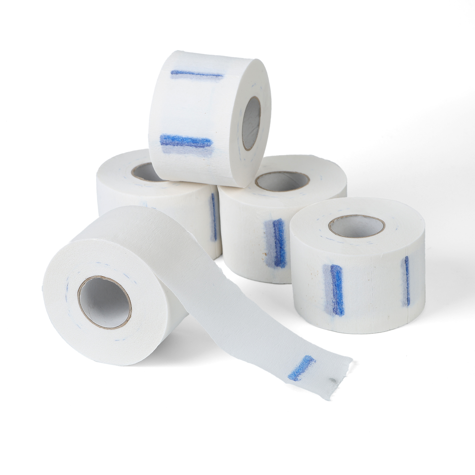 Factory Disposable Waterproof Paper Neck Strips with 100pcs and 5 Neck Rolls/pack for Professional Salon Hair Tools &amp;Accessories