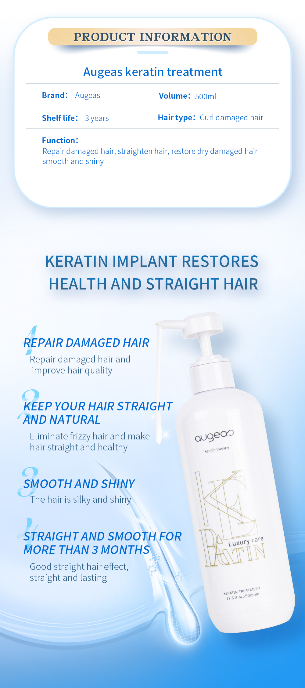 Keratin Shampoo Detail
