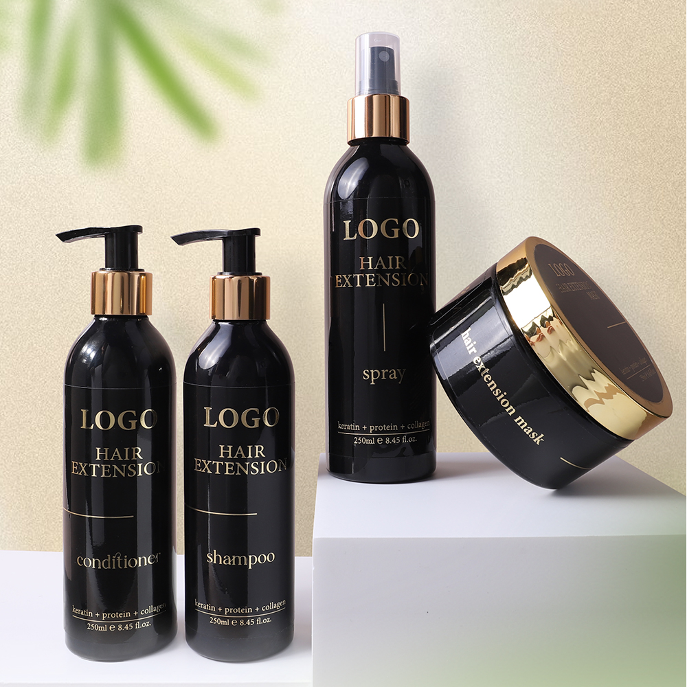 OEM Private Label Sulphate Free Refreshing Shampoo and Conditioner Set Hair Extension Care
