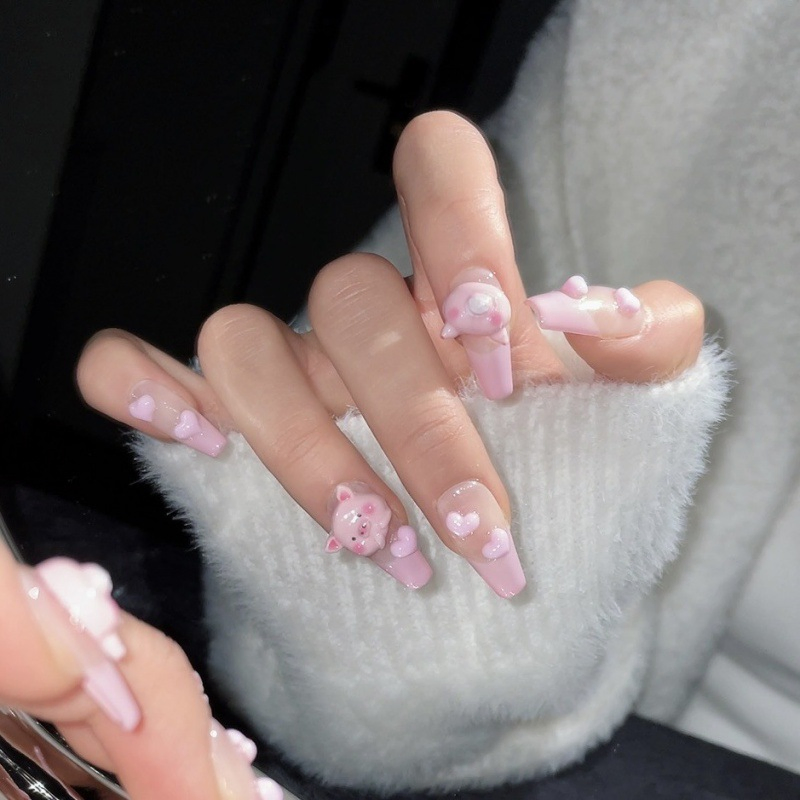 Nail Beauty Salon Manicure Patches Handmade Artificial Nail Acrylic Nail Products