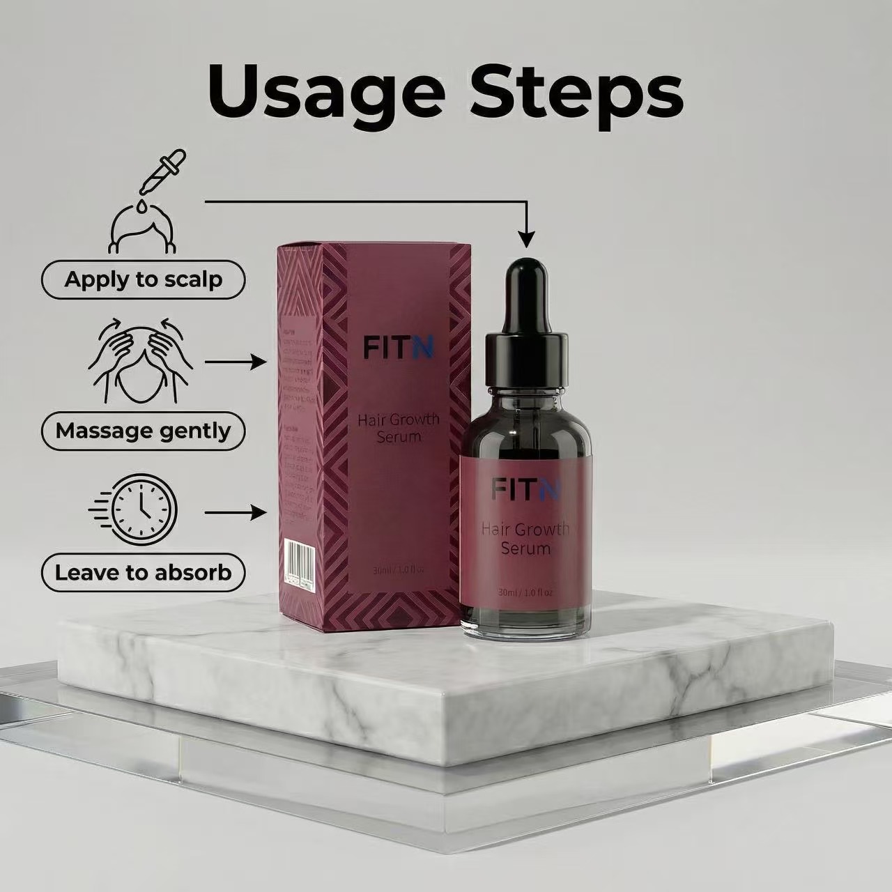 Hair Growth Serum OEM Private Label Custom Logo Scalp Treatment Anti Hair Loss Regrowth Bulk Wholesale Factory Price Pure Supply