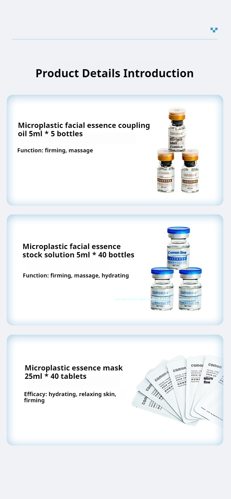 Wholesale Whitening Salon Skincare Set with Vitamin C Serum for Adults with Acne Main Ingredient AHA