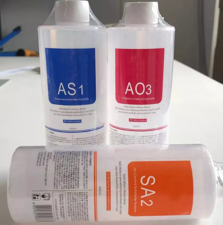 400ml AS1SA2 AO3 Aqua Peeling Solution Salon Professional Dermabrasion Facial Solutions