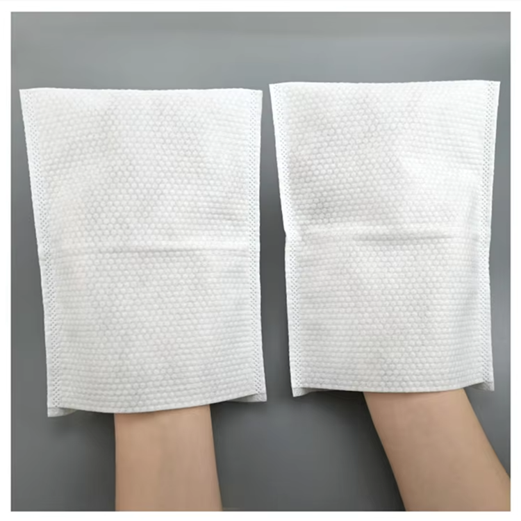 SJ Manufacturer's Multi-Function Disposable Non-Woven Dust-Clean Gloves Wipes Custom Size for Bath Beauty Salon Household