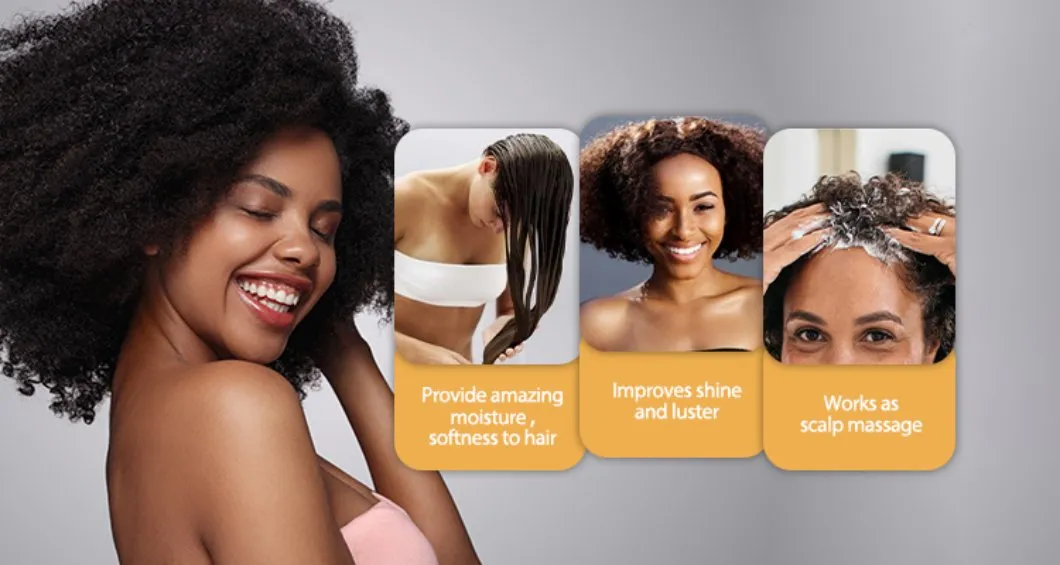 Professional Hair Care Product Sulfate Free Caster Oil Hair Food with Private Label