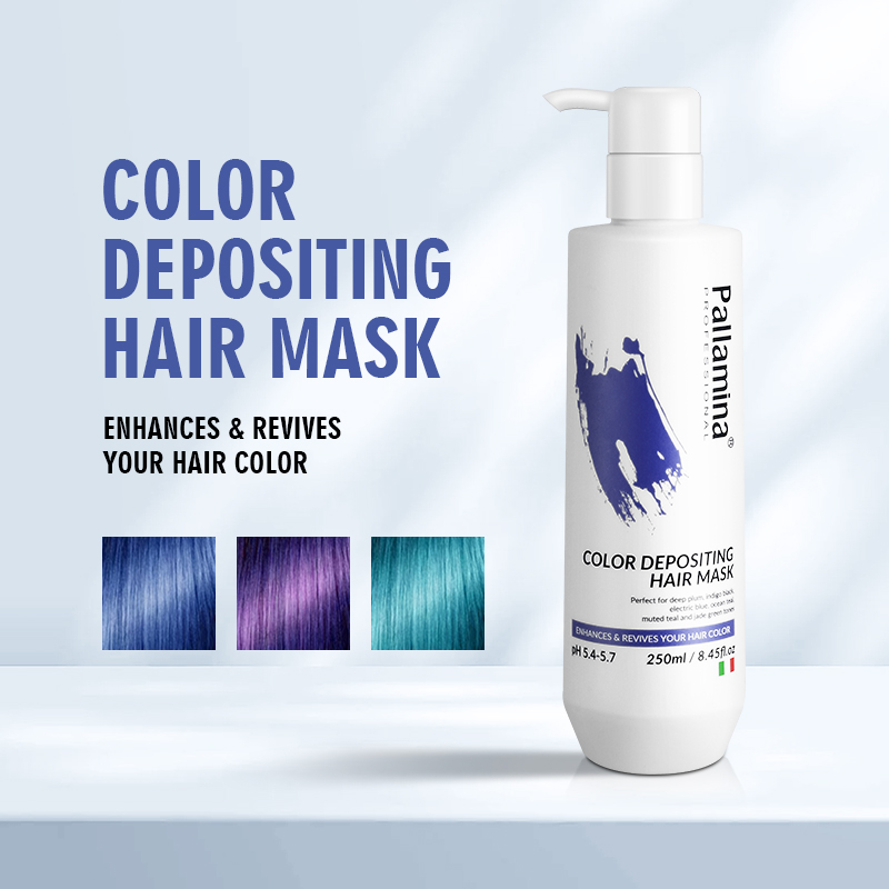 Pallamina Fast Delivery 250mL Nourishing Healthy Hair Dye Salon Hair Coloring Depositing Hair Mask for Lmproving Shine