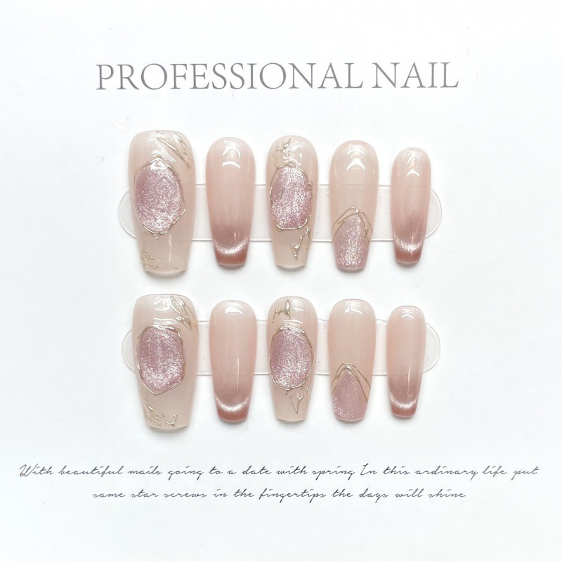Nail Beauty Salon Manicure Patches Handmade Artificial Nail Acrylic Nail Products