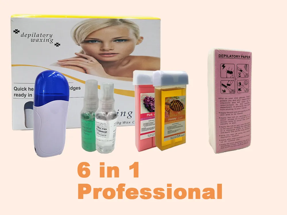 Hot Selling Hair Removal Wax Warmer Waxing Kit Roll on Wax Heater