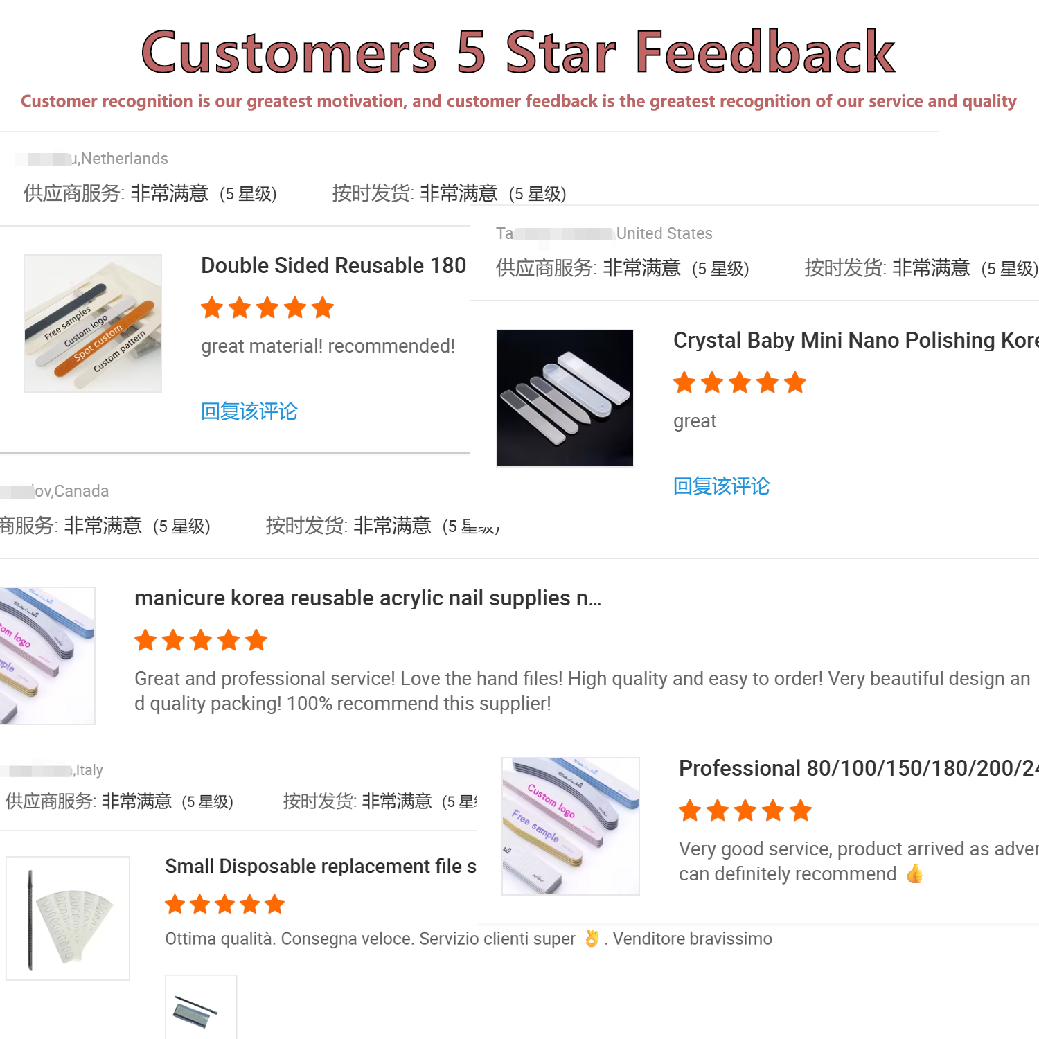 Professional Salon Nail Care Custom Custom Logo Zebra 100/180 Grit Japan Disposable Nail File