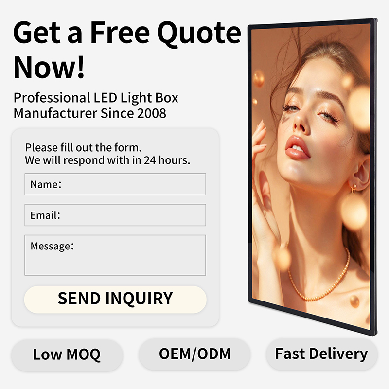 New Products 2026 LED Aluminum Slide in Frame Signage Lightbox
