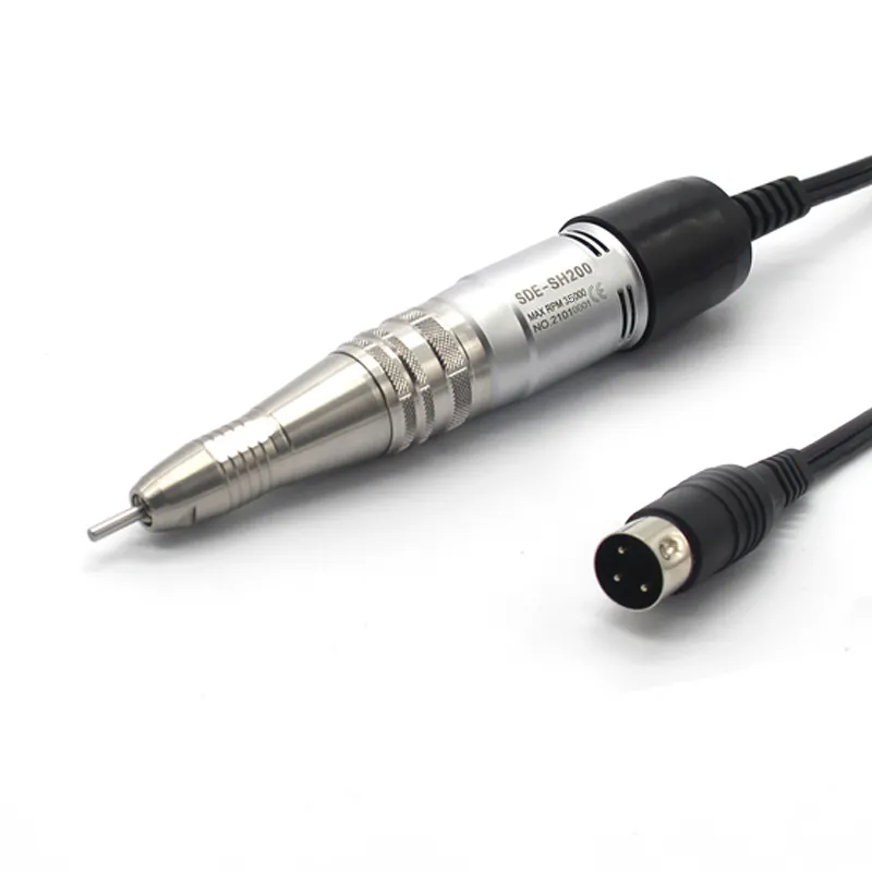 Dental Lab Micro Motor 35000 Rpm Laboratory Micromotor Nails Supplies Salon Gel Nail Polish with Micro Motor Handpiece H200