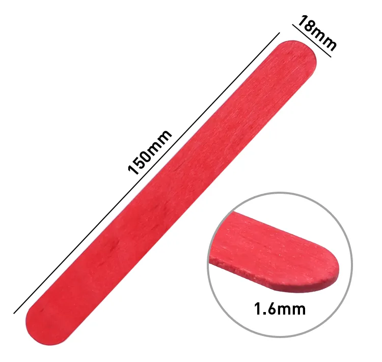Colorful Wooden Craft Sticks