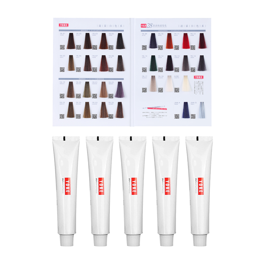 Private Label Organic Hair Color Low Ammonia 29-Colour Permanent Hair Dye Cream Top New Hair Salon Products