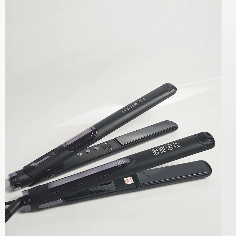 Cross-Border New Six Gears Straightening Splint Extreme Heating Curling Straight Hair Dual-Purpose Splint Barber Store