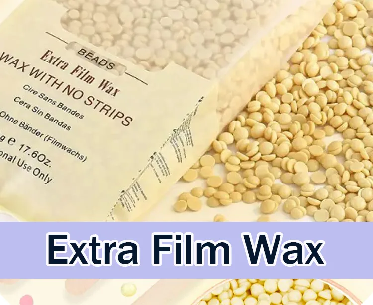 500g White Chocolate Flavored Hard Depilatory Wax Beans for Smooth Gentle Hair Removal Professional Bikini Leg Underarm Waxing Supplies