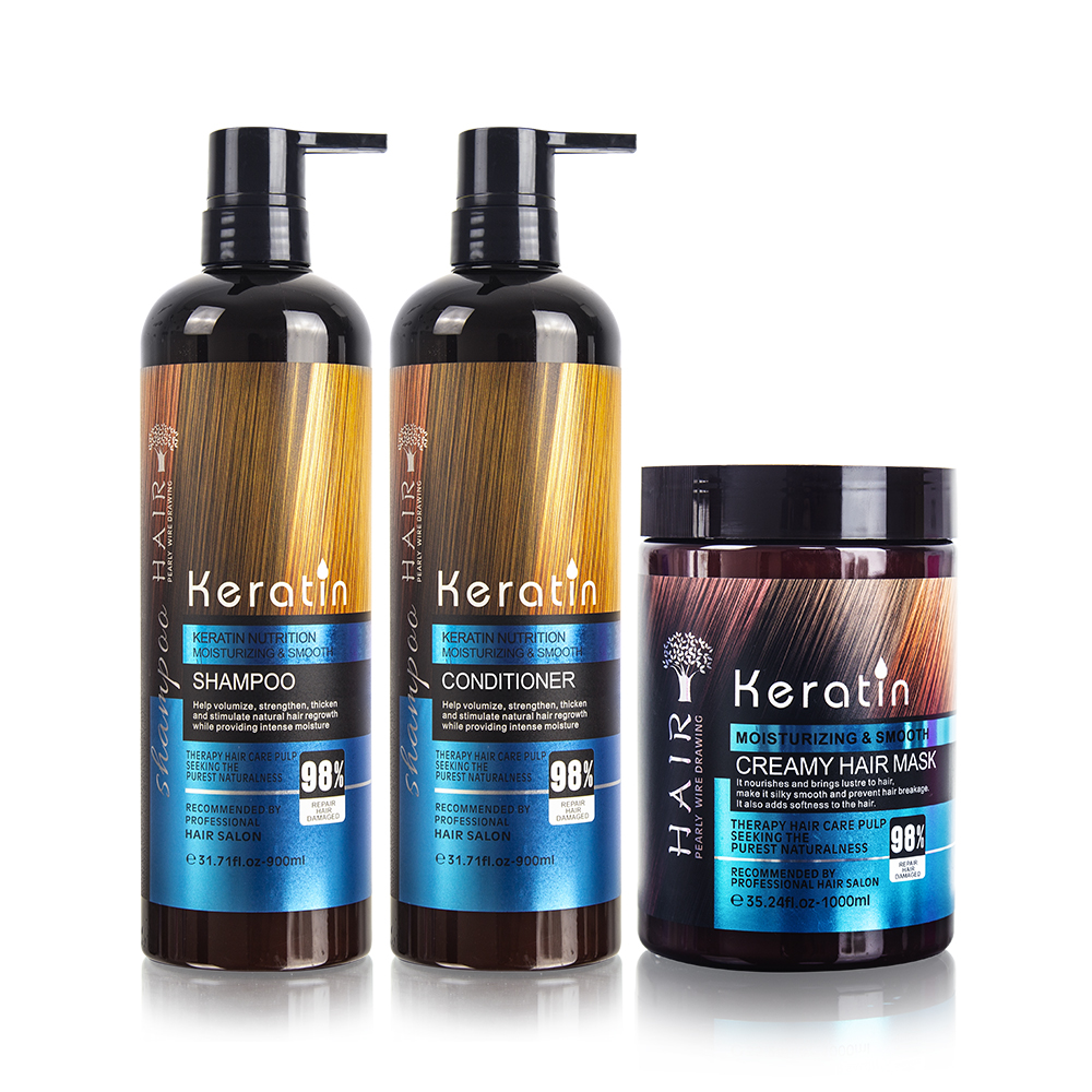 Hair Care Set Professional Organic Collagen Keratin Hair Shampoo
