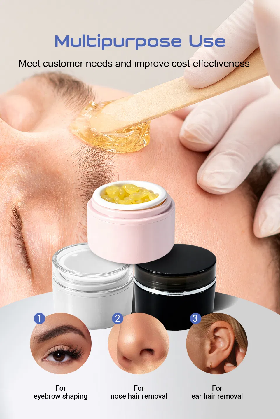 Mini Waxing Machine for Convenient Multi-Area Hair Removal