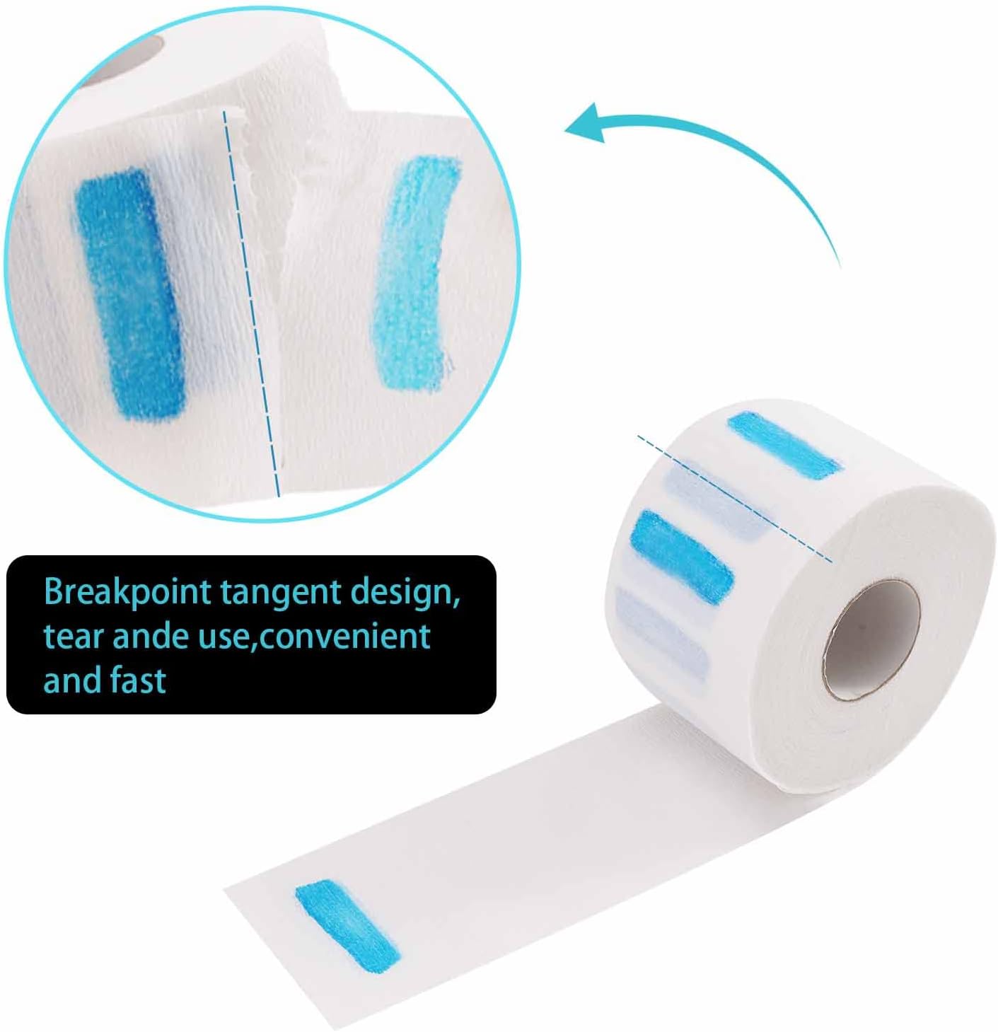 Wholesale Hair Salon Hairdressing Disposable Neck Ruffles Neck Roll Neck Paper for Barber