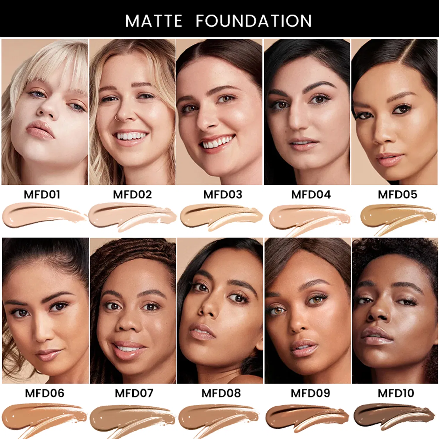 OEM Custom Logo Daily Makeup Foundation Customized Cosmetics