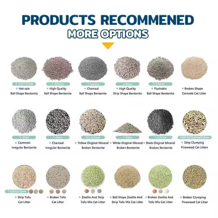 Eco-Friendly Best Selling Strong Clumping Long Lasting Safe for Pets Bentonite Cat Litter