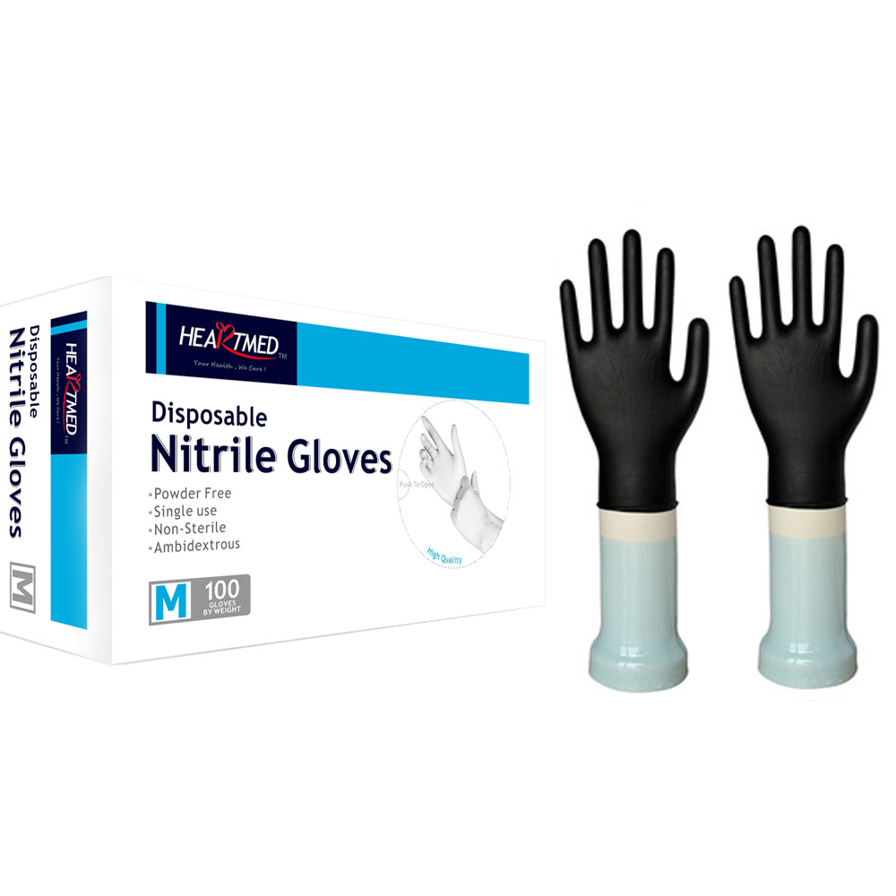 Wholesale Strong Nitrile Disposable Medical Examination Glovees Powder Free Diamond Textured Nitrile Glovees Exam Powder Free