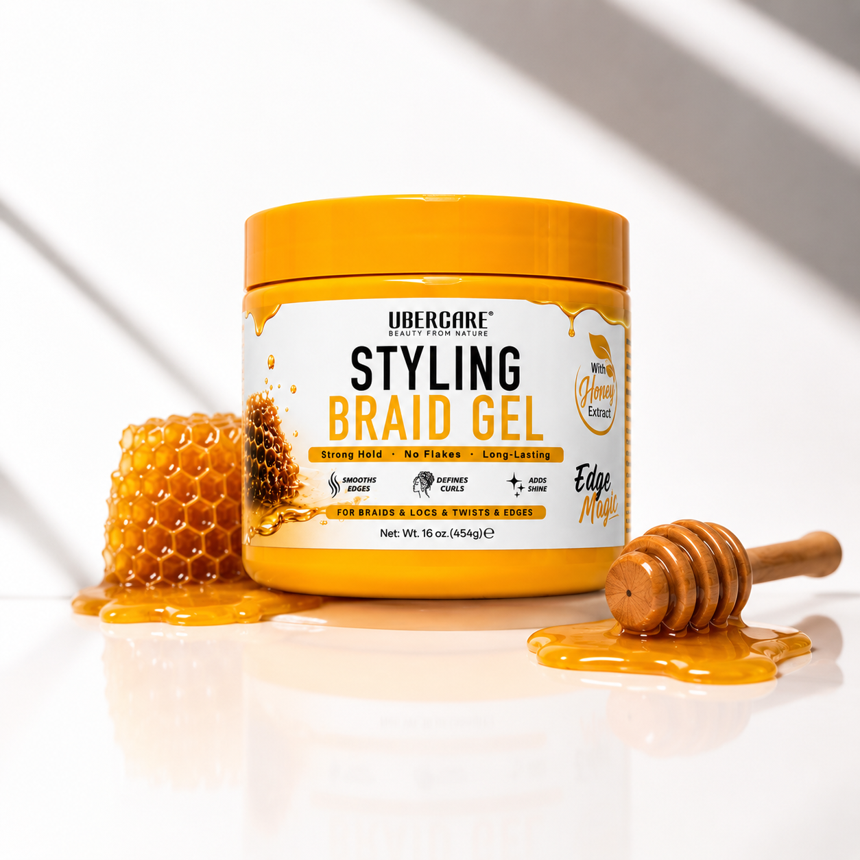 Hot Products Adds Natural Shine Twist Gel No Greasy Hair Setting Gel High Gloss Styling Braid Gel for Dry Thick Hair