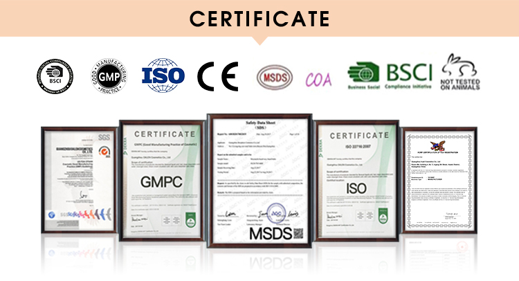 Certificates list