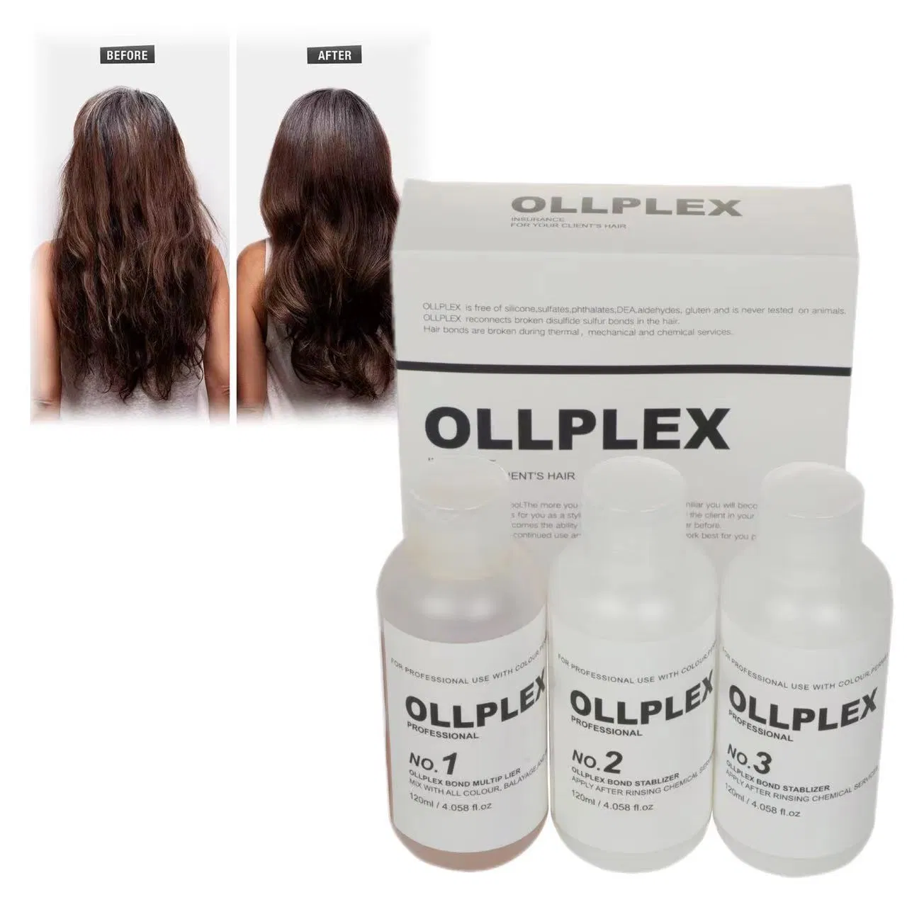Olaplexer 1/2/3 Repair Damage Hair Treatment Professional Salon Product