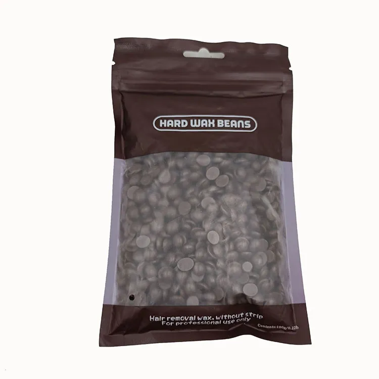 Customized Colorful Packaging Hard Wax Beans 100g Depilatory Wax Bead for Hair Removal Waxing for Bath