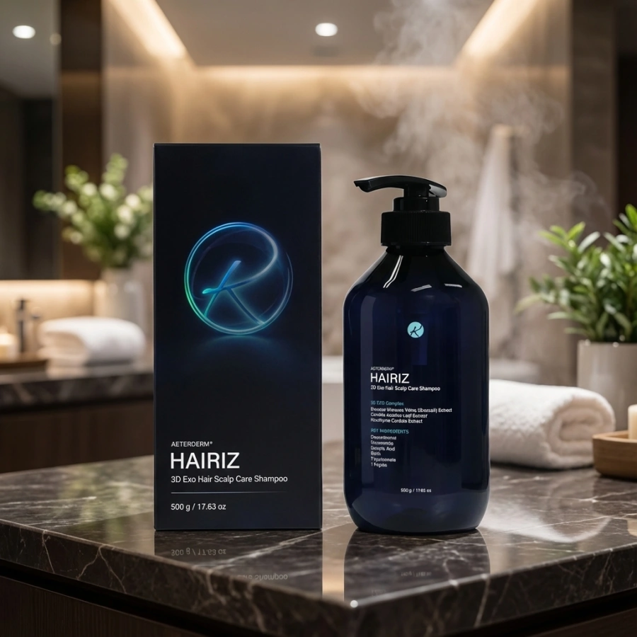 2026 HAIRIZ 3D Exo Hair Scalp Care Shampoo Professional Scalp Therapy Shampoo for Hair Loss 500 g