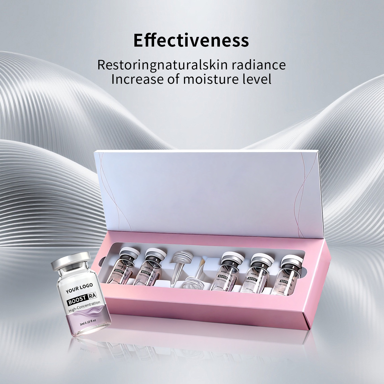 High Concentration PDRN Peptides Oilgopeptide Retional Facial Serum Improve Age Lines Pore Shrinking Hydrating Serum SPA Salon