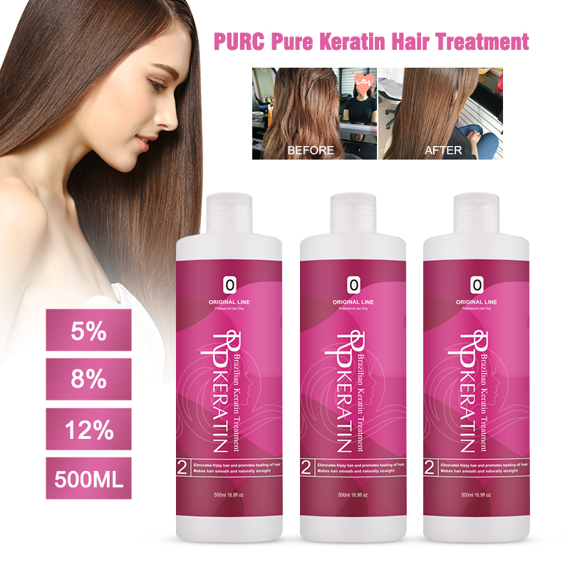 Four-step keratin treatment system