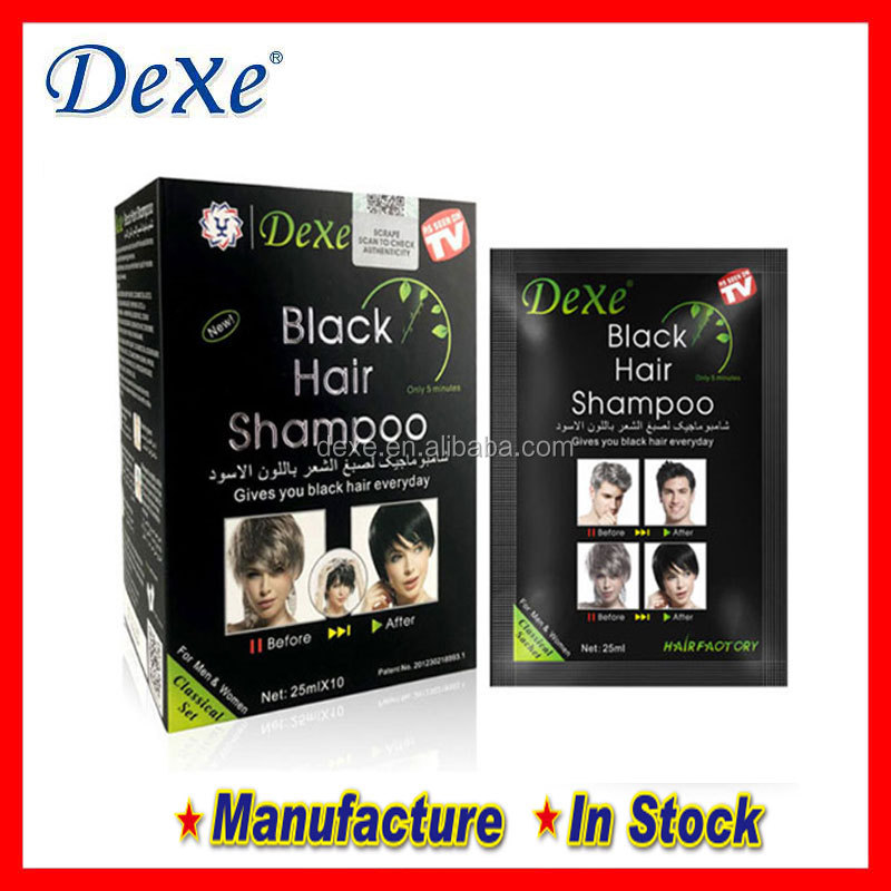 DEXE of Cream Hair Dye Shampoo Manufacturer's Product for Color Hair Use at Home Salon Travel by Cover Grey White Hair Men Women
