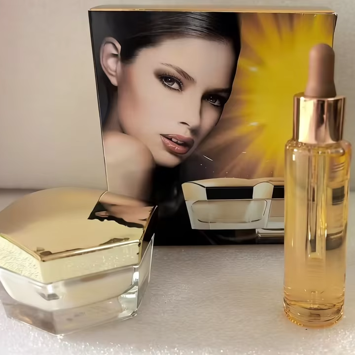 Spa-Grade Skincare Kit 50ml Day Cream 50ml Night Cream 28ml Facial Oil Barrier Strengthening Set for Beauty Salon