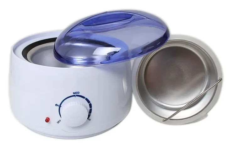 Depilatory Waxing Kit Heater for Women Men Coarse Hair Removal with Moisturizing Aloe Formulas Hard Stripless Wax Beads