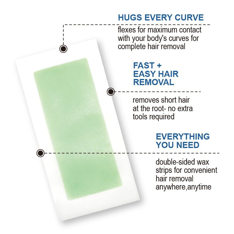 Easy Use Home Hair Removal Waxing Strips Affordable Pre-Coated Paper for Quick and Effective Smooth Skin