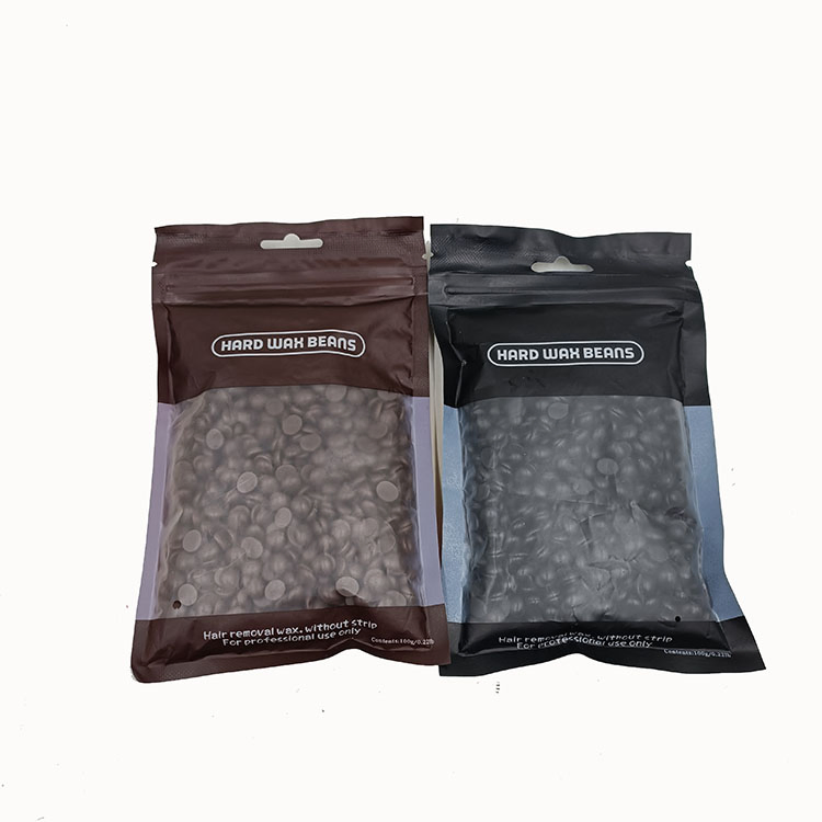 Customized Colorful Packaging Hard Wax Beans 100g Depilatory Wax Bead for Hair Removal Waxing for Bath