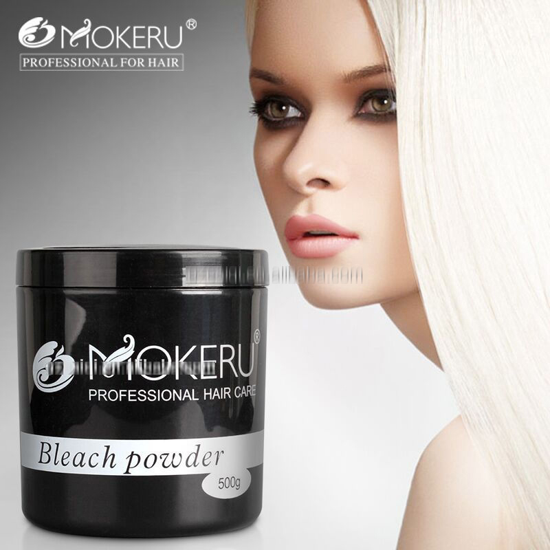 Mokeru Professional Hair Bleaching Powder 500g Private Label Dust Free White Ammonia Free Organic Bleach for Hair Color Dye