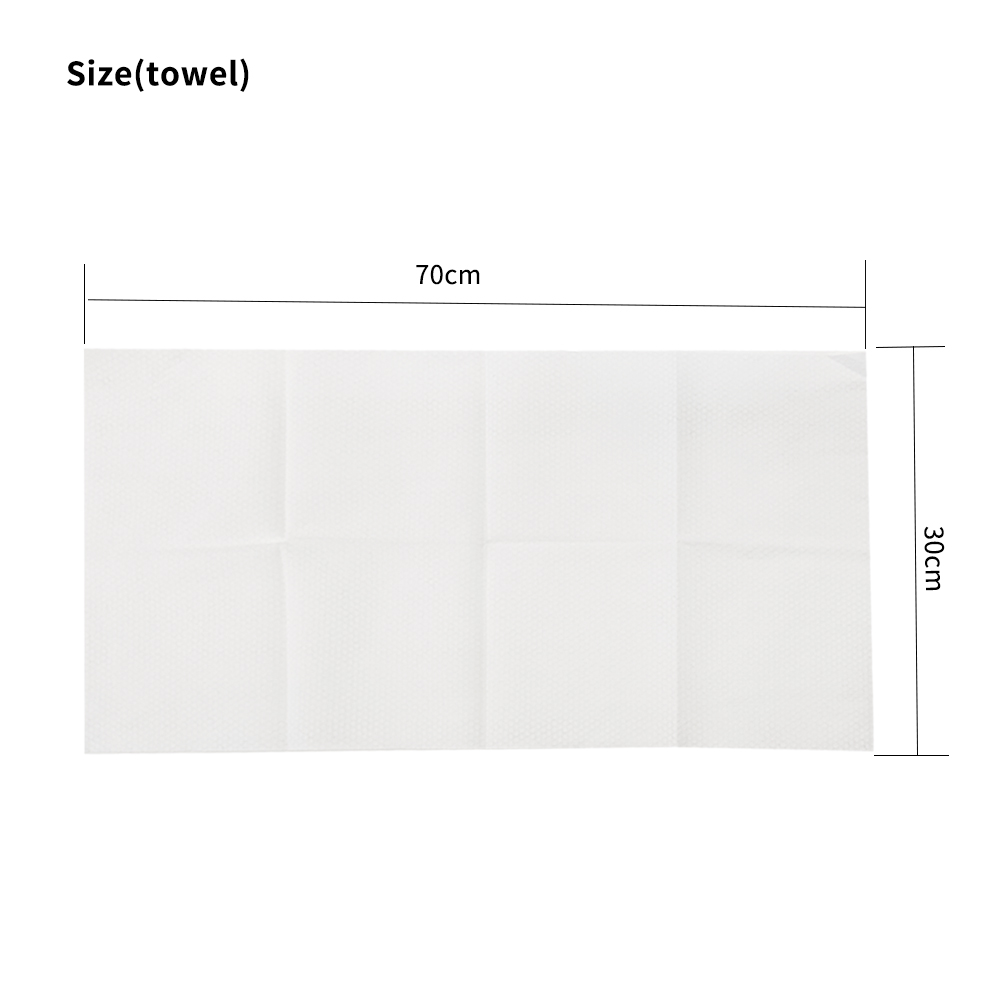 Large Big Size Absorbent Non Woven Soft Drying Disposable Hand Skin Facial Cleaning Body Wash Bath Towel Set for Beauty Salon