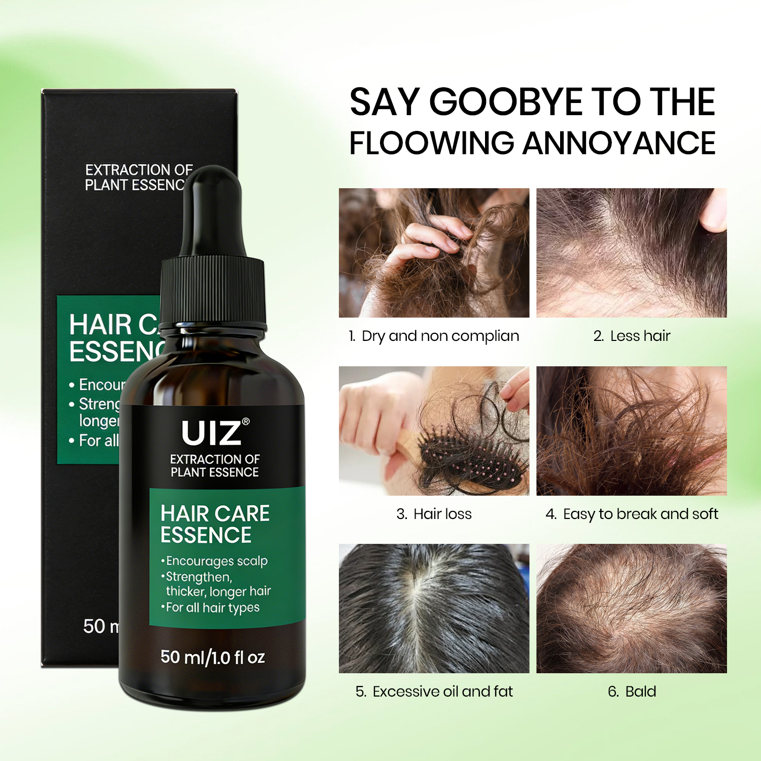 Private Label Hair Growth Oil Organic Baldness Hair Growth Regrowth Serum Oil for Hair Loss Treatment Strengthening Scalp Care