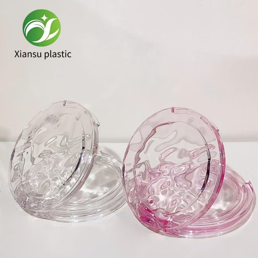 Wave Design Wholesale Custom Round Blush Box Cosmetic Packaging Beauty Product Professional Makeup