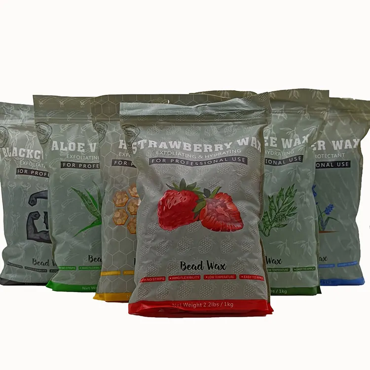 Private Label Hard Wax Beans 1000g Depilatory Waxing Products for Hair Removal for SPA