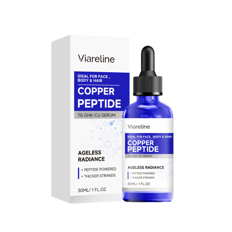 Cruelty Free 1%GHK-Cu Copper Peptide Hair Growth Serum DHT Blocker Thinning Hair Nourishes Scalp &amp; Promotes Peptide Hair Serum