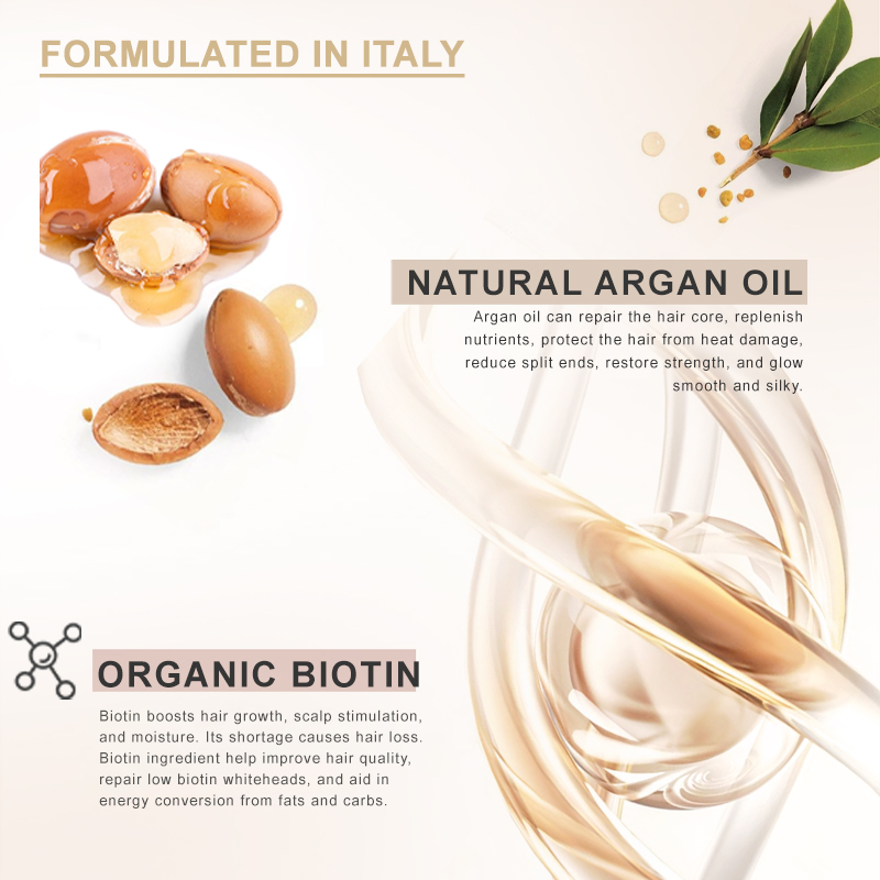 OEM Natural Hair Care Damage Hair Repairing Argan Oil Shampoo Reduce Hair Breakage Private Label Hair Shampoo And Conditioner