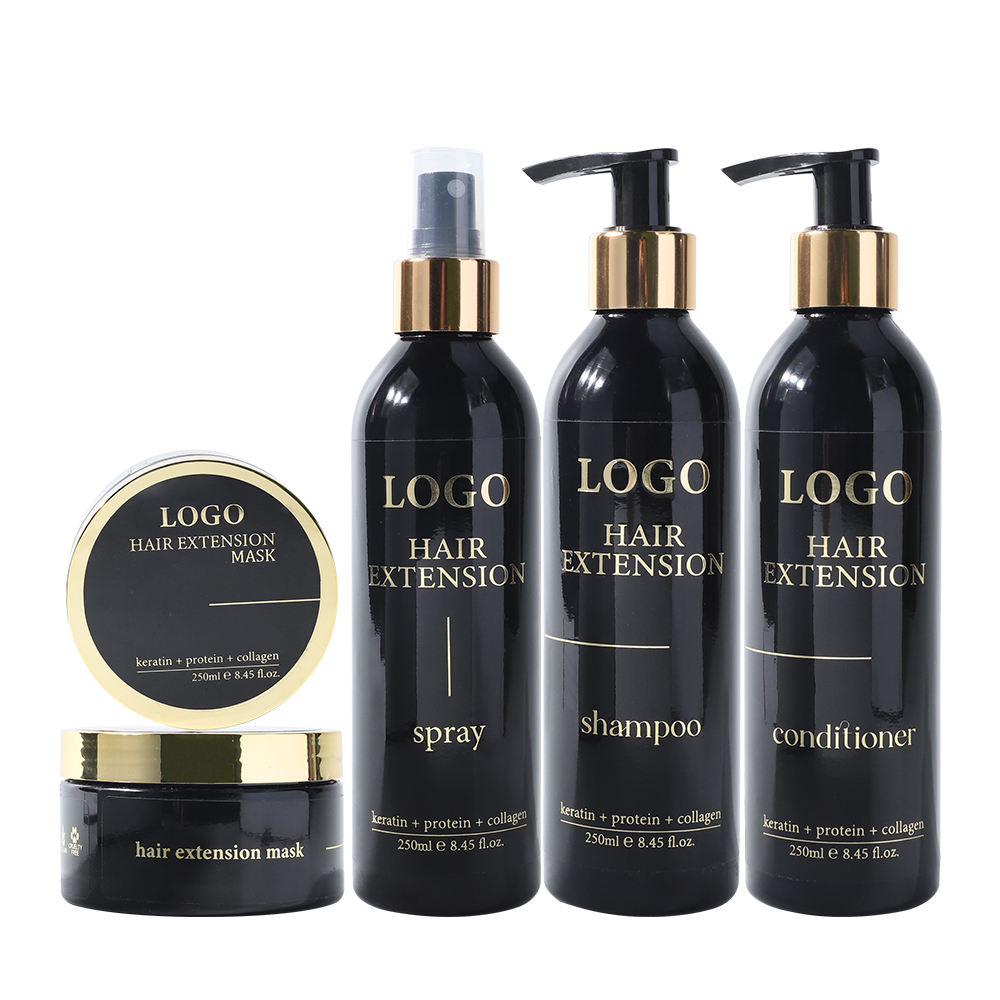 OEM Private Label Sulphate Free Refreshing Shampoo and Conditioner Set Hair Extension Care