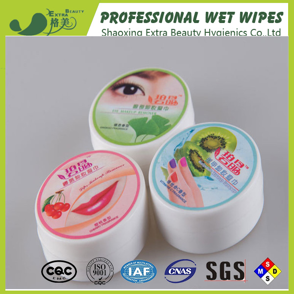 Professional Quality Disposable Nail Polish Remover Pads Eco-Friendly Soft Scent Feminine Cleansing Wipes for Salons