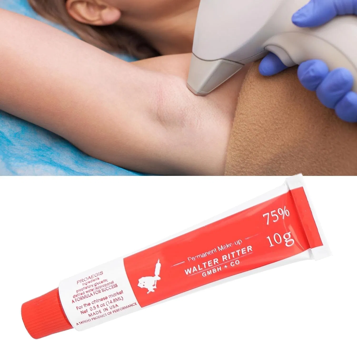 Super Tattoo Numbing Ointment 98% Mantuola for Bikini Waxing Laser Hair Removal