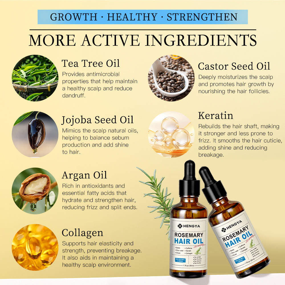 Private Label Vegan Organic Anti-Dandruff Hair Care Scalp Treatment Peppermint Keratin Collagen Argan Tea Tree Oil Rosemary Hair